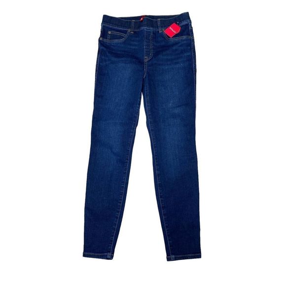 SPANX ankle skinny jeans in Midnight Shade sz M Jean-ish - Picture 2 of 7